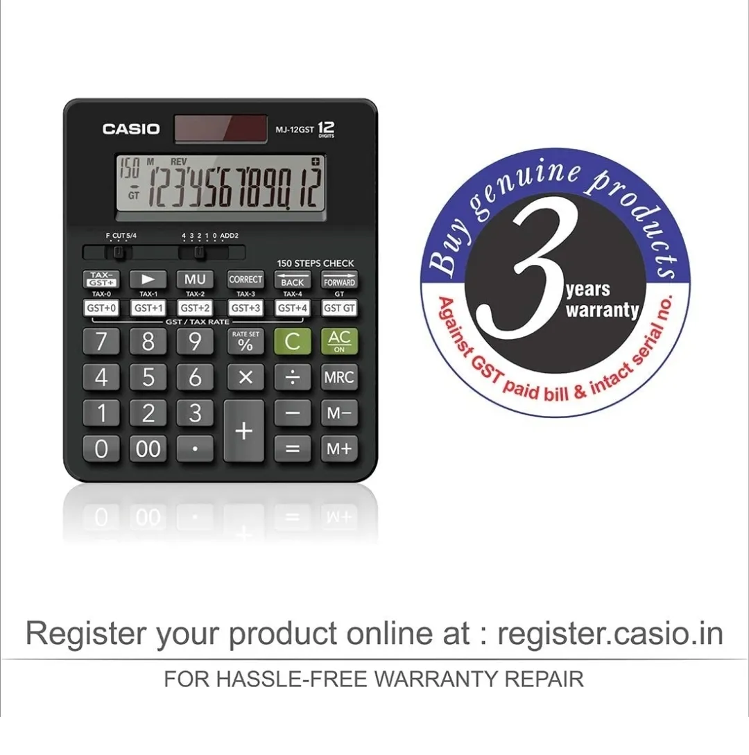 Casio MJ-12GST  GST Calculator