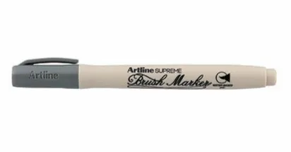 Artline Supreme Brush Marker Pen Grey Colour Marker Pack of 1