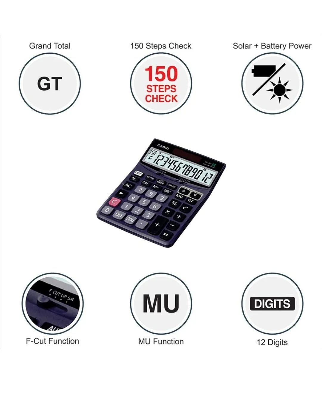 Casio DJ-120D Desktop Calculator