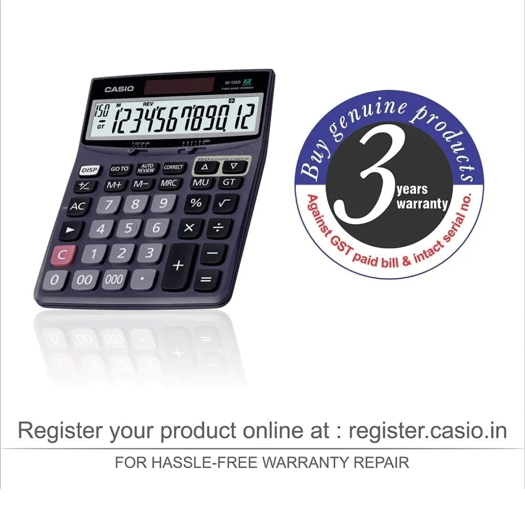 Casio DJ-120D Desktop Calculator