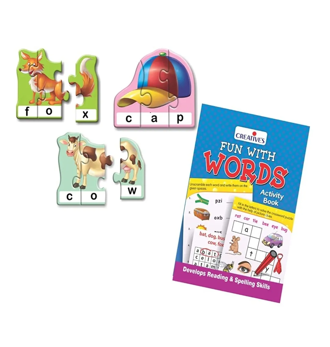 Creatives Fun With Words Puzzle Multi Colour 30 Sets of 3 Pieces