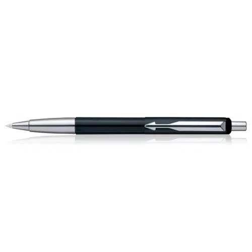 Parker Vector Standard Chrome Trim Ball Pen (Pack of 1) Black