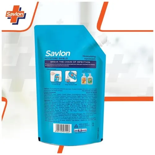 Savlon Moisture Shield Germ Protection Liquid Handwash Refill Pouch, 750 ml