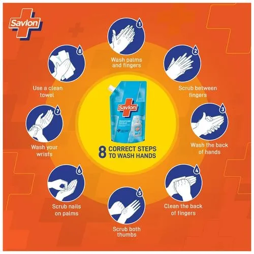 Savlon Moisture Shield Germ Protection Liquid Handwash Refill Pouch, 750 ml